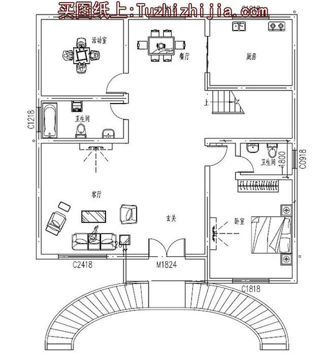 2026農村新款別墅圖帶地下室，經濟實用，你想要的層數都有