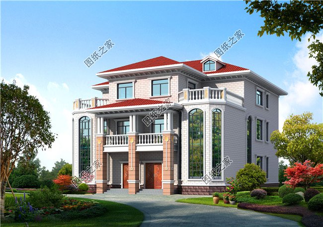 農村雙拼自建房300平米，造價預算60萬左右，真值！