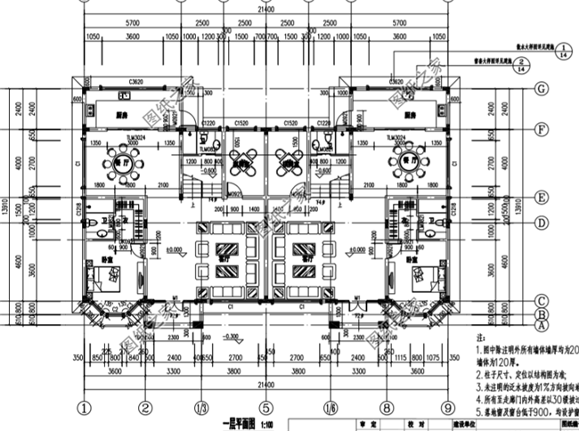 農村雙拼自建房300平米，造價預算60萬左右，真值！