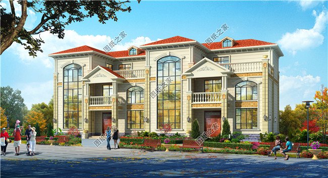 農村雙拼自建房300平米，造價預算60萬左右，真值！