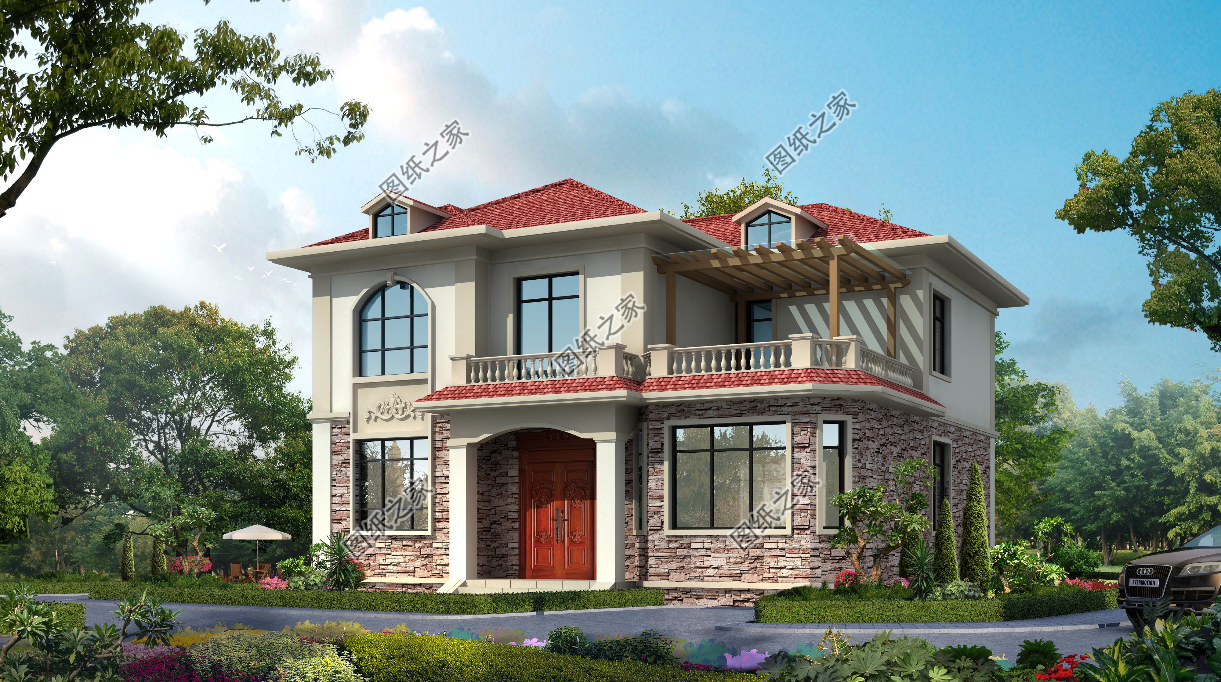 農村最漂亮的三層別墅圖片，90后必看，美呆了