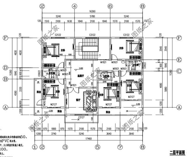 鄉(xiāng)村自建房屋設(shè)計圖，接地氣的二層小樓，全部送給你