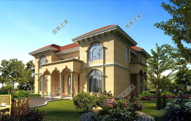 鄉(xiāng)村自建房屋設(shè)計圖，接地氣的二層小樓，全部送給你