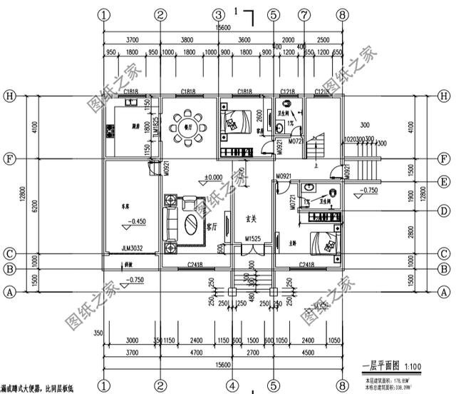 鄉(xiāng)村自建房屋設(shè)計圖，接地氣的二層小樓，全部送給你