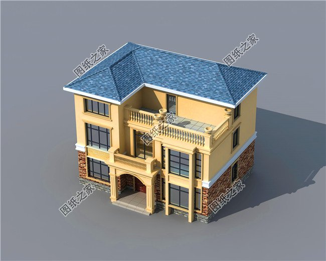 農村占地100平米三層自建房設計圖，造價25-30萬，小而精的戶型你值得擁有！