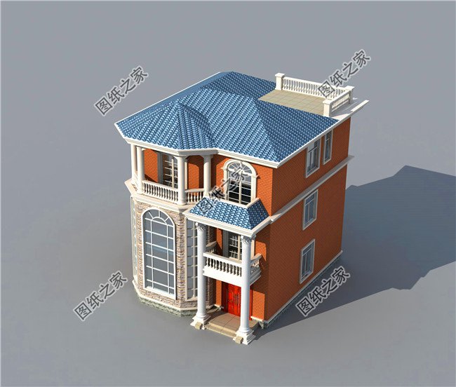 農村占地100平米三層自建房設計圖，造價25-30萬，小而精的戶型你值得擁有！