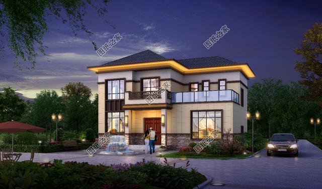 農村20萬左右自建房設計圖二層，農村有地的收藏了去蓋