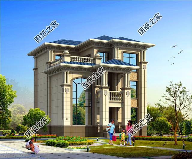 簡約接地氣自建房外觀圖，經濟又實用，最適合農村建造