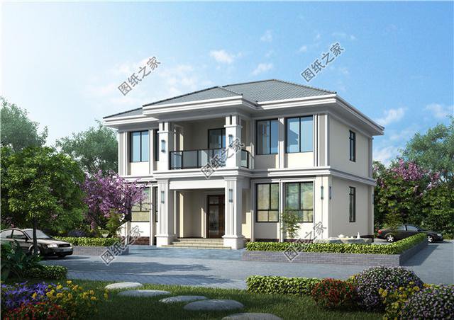 簡約接地氣自建房外觀圖，經濟又實用，最適合農村建造