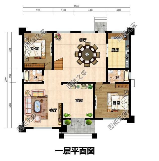 180平米農村自建房設計圖，外觀精美，絕對是值得建的房子