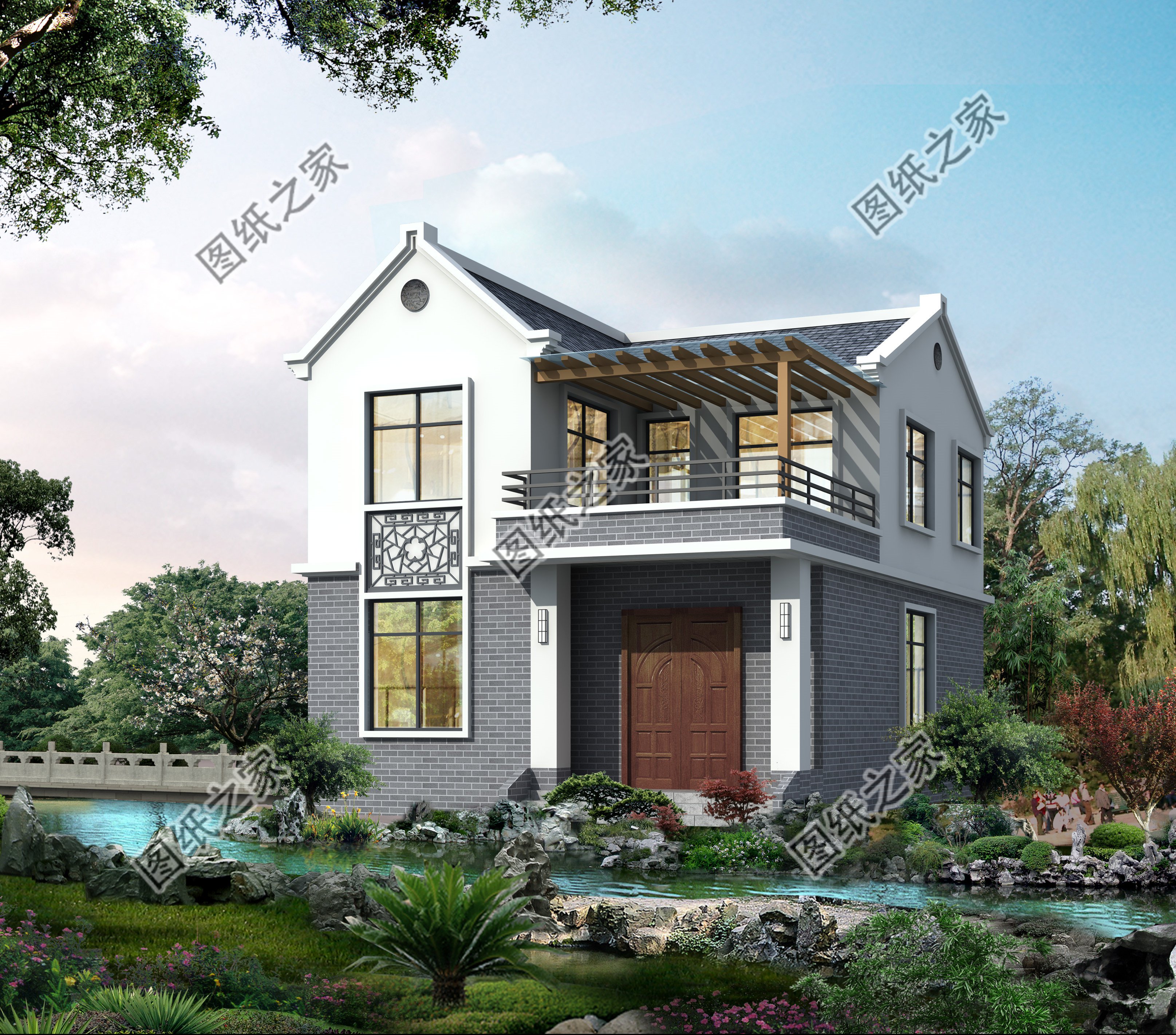 農(nóng)村90平米二層設(shè)計圖，最經(jīng)典，過完年正好可以建