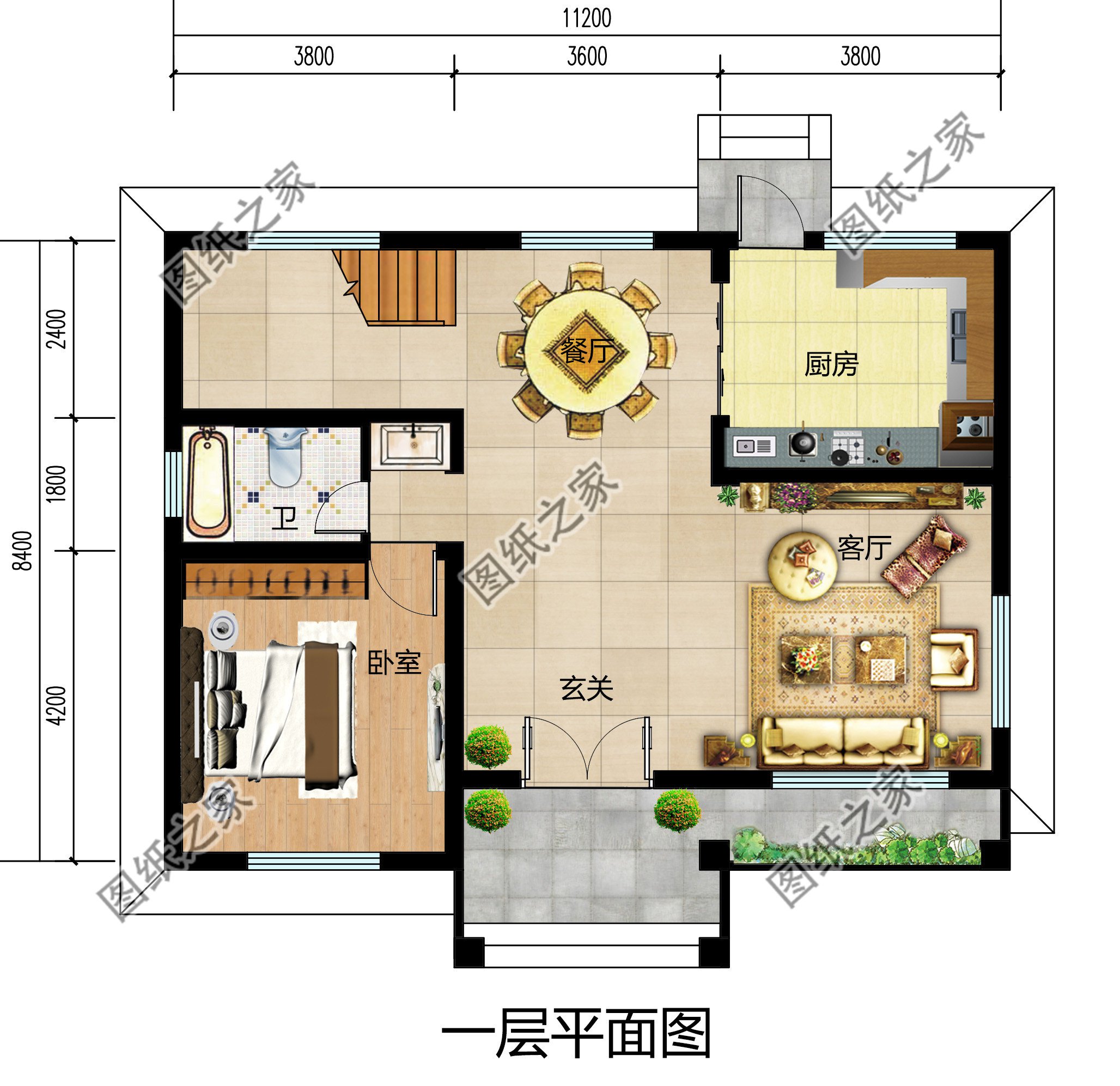 農(nóng)村90平米二層設(shè)計圖，最經(jīng)典，過完年正好可以建