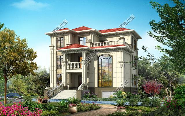 農村三層樓帶陽臺圖片，屋內亮堂堂，真是個不錯的選擇