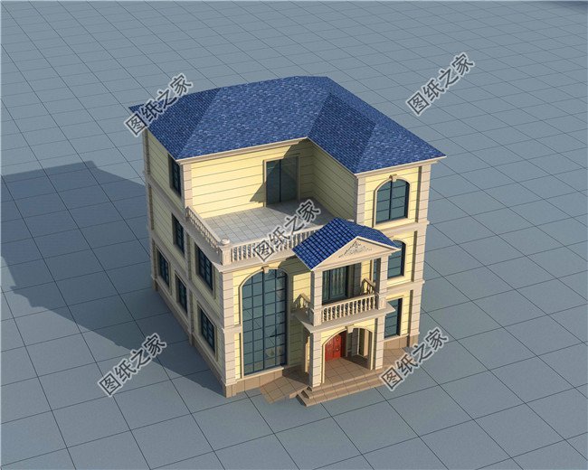 霸氣十足的三層別墅，帶陽臺露臺，室內(nèi)采光簡直太好