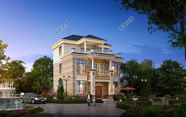 10×12米三層小別墅圖， 好看實用造價還不高，舒適感爆棚！