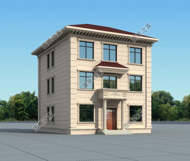 10×12米三層小別墅圖， 好看實用造價還不高，舒適感爆棚！