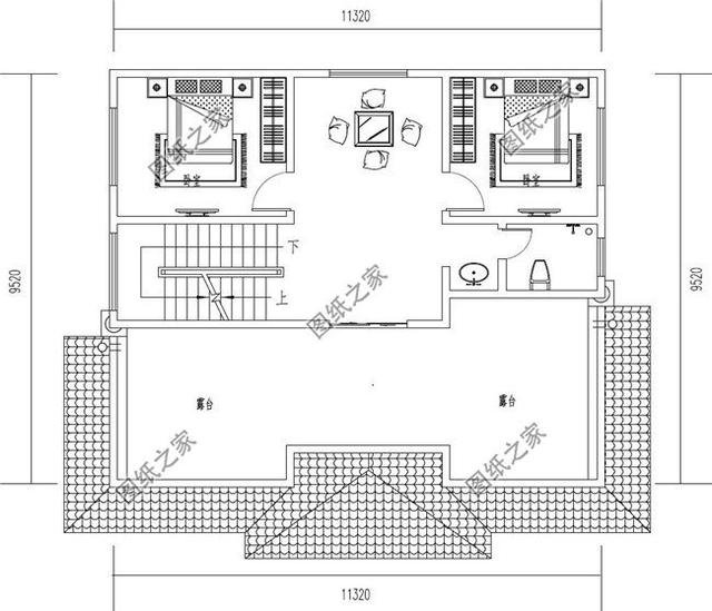 農(nóng)村二層半自建房圖片，戶型合理實用，適合農(nóng)村建造