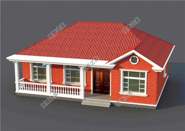 五款最受農(nóng)村喜歡的四間平房設計圖大全集，平房蓋好了照樣比別墅美