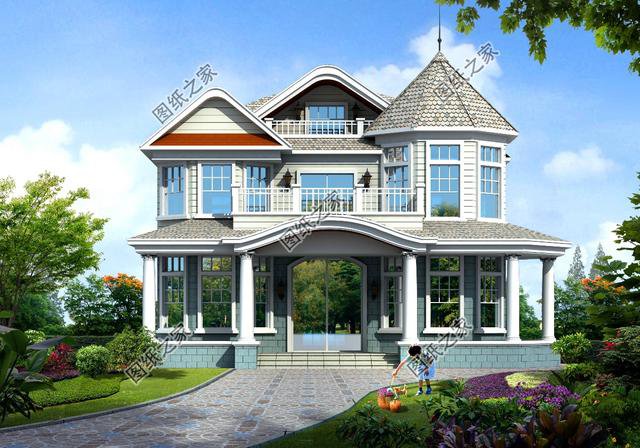 農村復式二層半別墅圖，這樣建的房子，住著更舒適