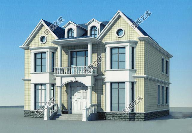 農村復式二層半別墅圖，這樣建的房子，住著更舒適