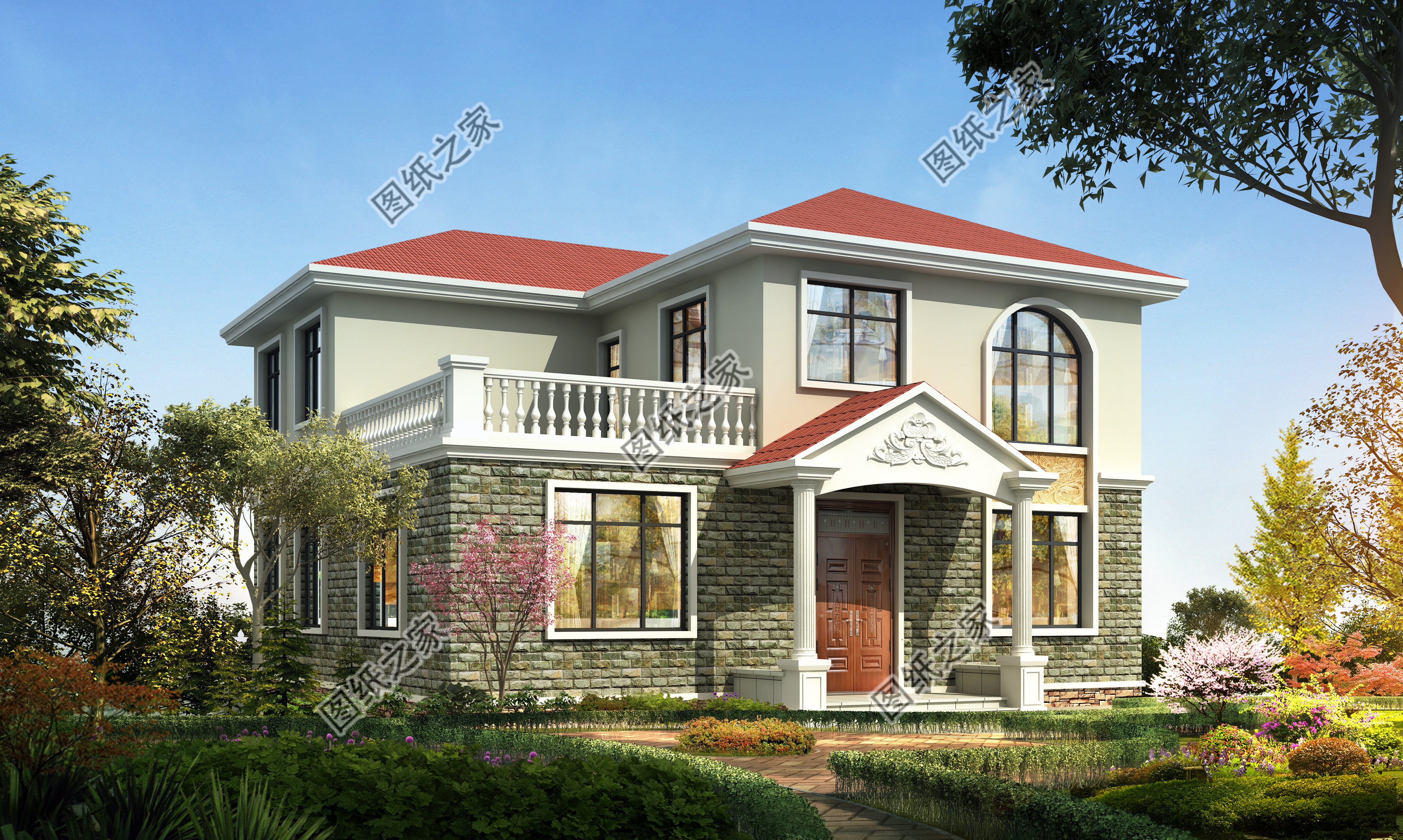 12米*12米農村建房設計圖，經典不過時，農村自建房不二的選擇