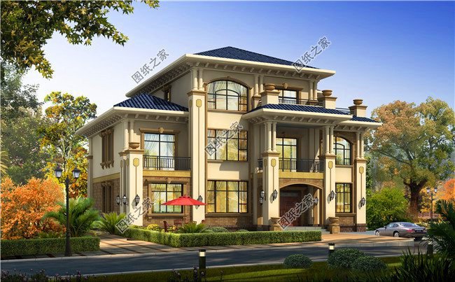 經典的四間三層樓農村樓房圖片，一輩子蓋一棟這樣的，值了！