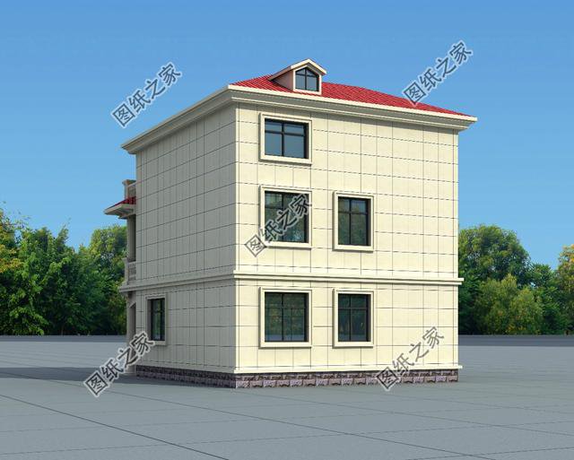 9米x10米農(nóng)村戶型圖，小戶型蓋出大氣派，不愁家里房子老氣了