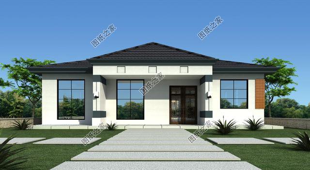 農村4間一廳一層設計圖，小戶型也有大天地，給父母建都說好