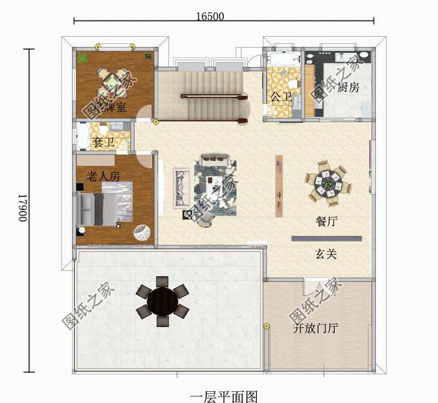 漂亮的農村自建二層普通房，寬敞明亮，夠住也不會顯得空曠