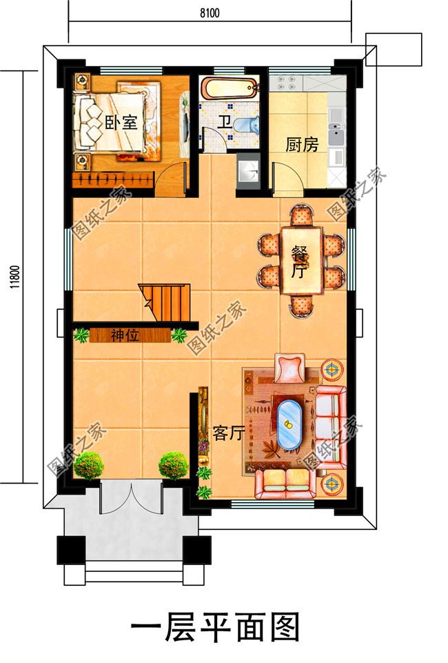 農村20萬元三層小樓圖，造價低，比村里其它房子亮眼多了