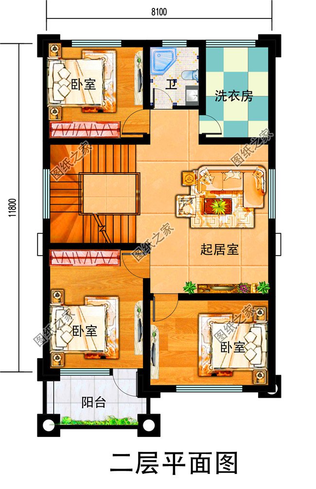 農村20萬元三層小樓圖，造價低，比村里其它房子亮眼多了