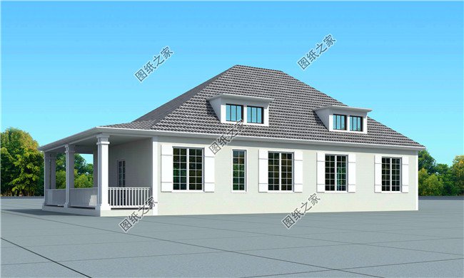 這三款現代農村一層平房圖片，各有各的特色，隨便蓋一棟村里人都羨慕