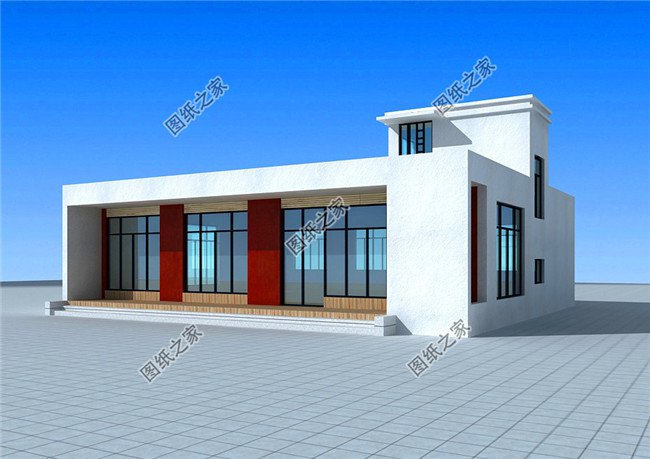 這三款現代農村一層平房圖片，各有各的特色，隨便蓋一棟村里人都羨慕