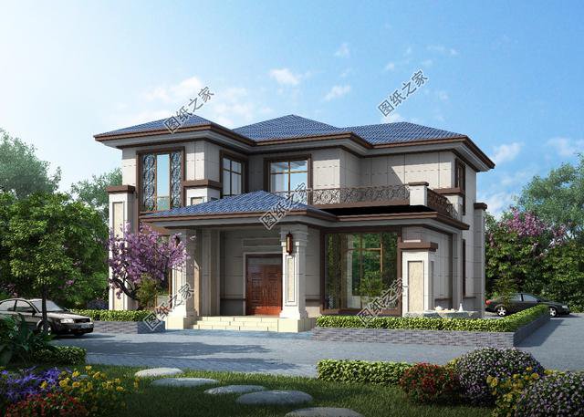 農村簡單二層自建房，房子美觀實用，你也來建一棟吧