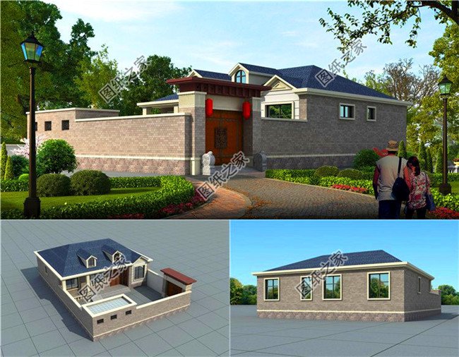 最受歡迎的經典戶型來啦，農村13×12米自建房設計圖，一層二層三層都有