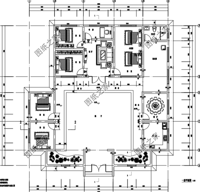三款一層平房帶院子效果圖，有庭有院有品位，爸媽養(yǎng)老房的首選
