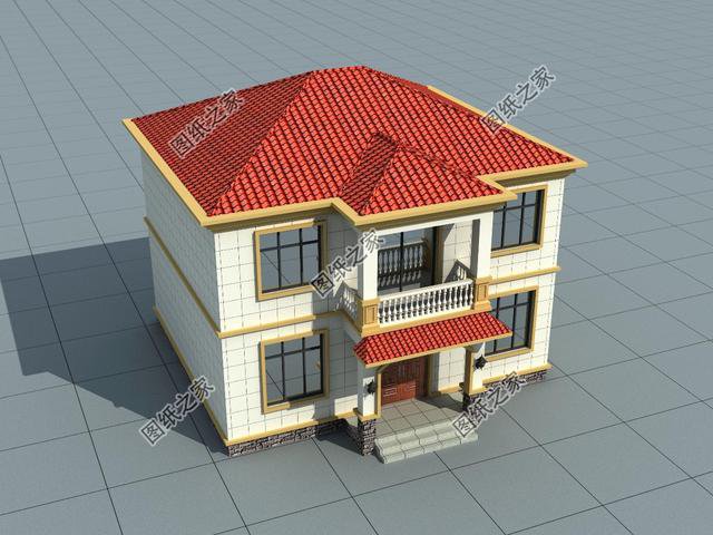 農村簡單二層自建房，80后建房首選，鄰居紛紛來圍觀