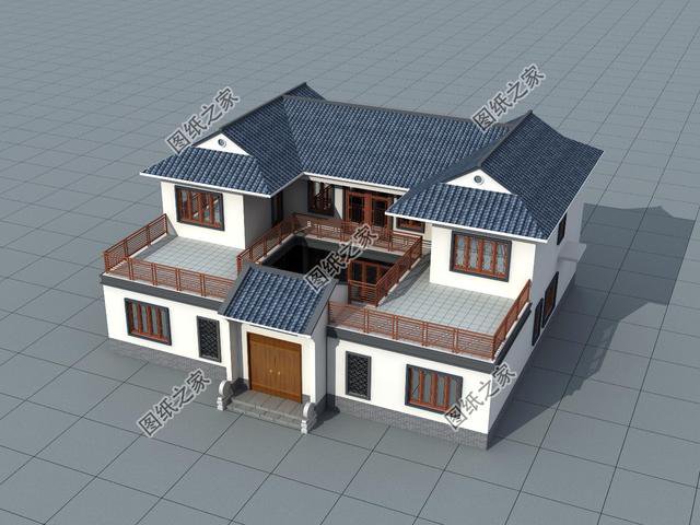 農村簡單二層自建房，80后建房首選，鄰居紛紛來圍觀