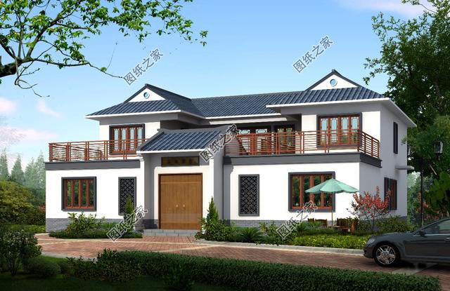 農村簡單二層自建房，80后建房首選，鄰居紛紛來圍觀