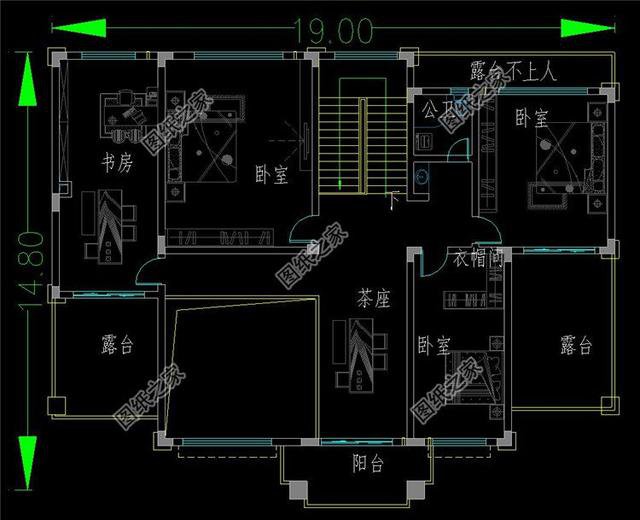 二層自建挑空別墅效果圖，現代感十足，親戚朋友看了都說好