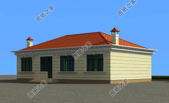 四室兩廳兩衛(wèi)自建房效果圖，家里人多也不怕，養(yǎng)老房首選建造