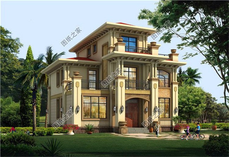 精選三套兩層半別墅，造價25萬，看完心動了，在農村倍受歡迎