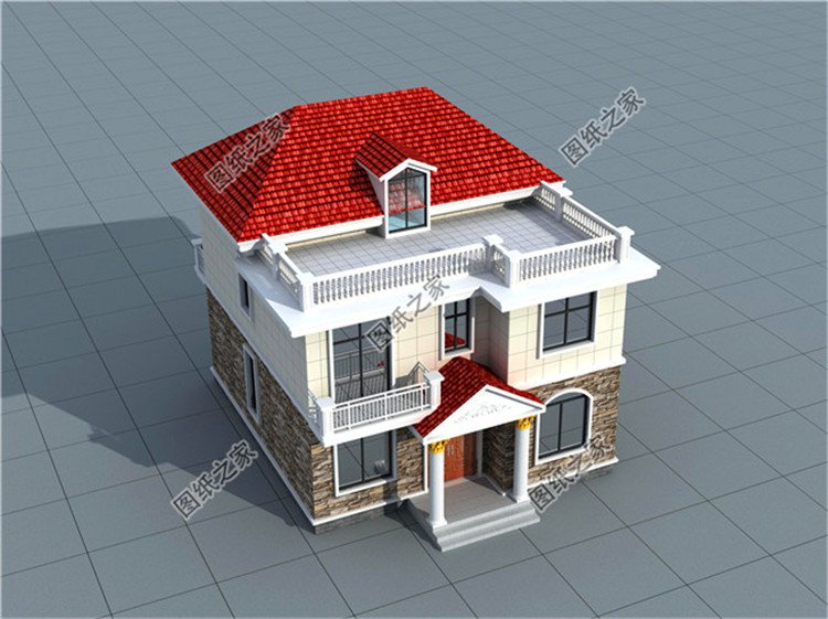 4款磚混二層別墅圖，建房師傅都說好，每款都是精品，住農(nóng)村就是好