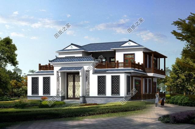 農(nóng)村四合院效果圖及戶型圖，有個庭院才是家，精美氣派太驚艷