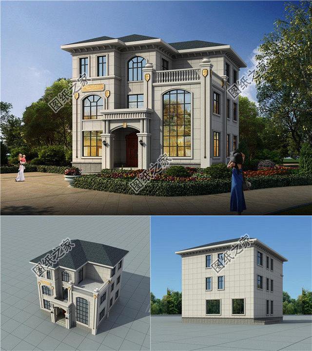 漂亮的獨棟三層別墅，每一款都是值得建的好房子，看看喜歡哪一款