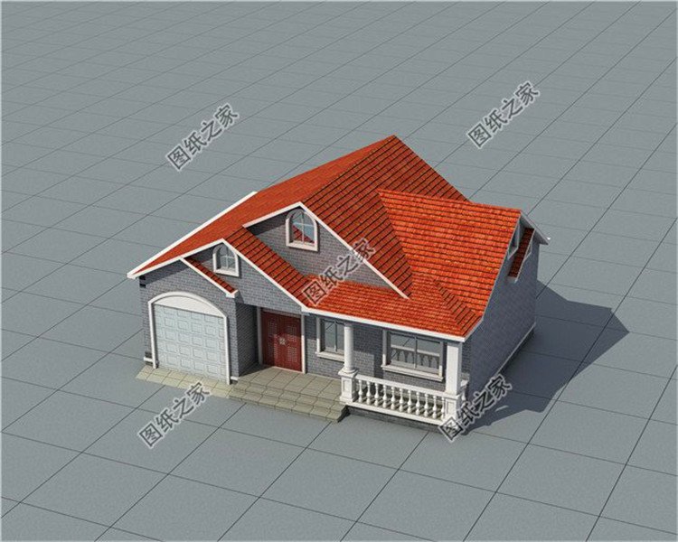 農(nóng)村一層半最美房屋效果圖，簡直美的不能再美了，第一套是首選