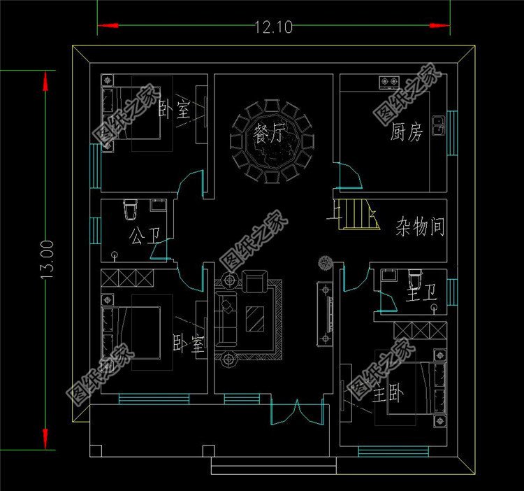 農(nóng)村一層半最美房屋效果圖，簡直美的不能再美了，第一套是首選