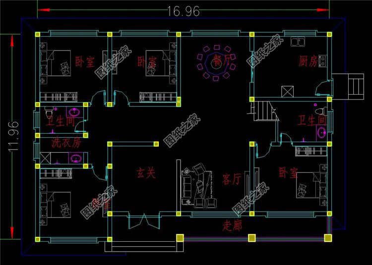 農(nóng)村一層半最美房屋效果圖，簡直美的不能再美了，第一套是首選