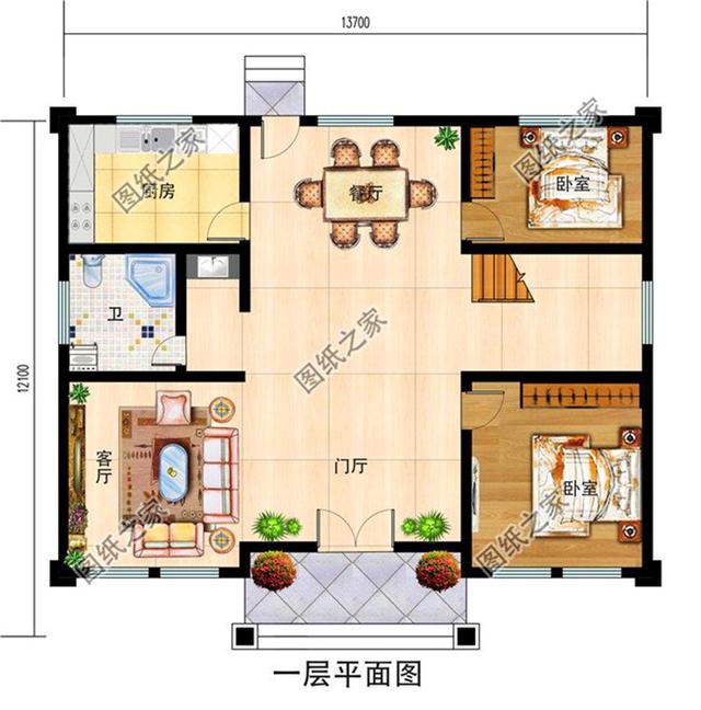 四款農村簡單二層自建房設計圖，簡單又實用，刷新你對自建房的定義