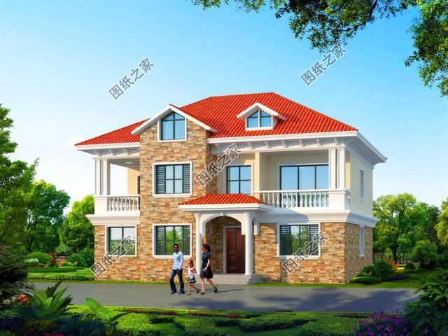 農(nóng)村四間房子怎么設(shè)計(jì)？這四款二層別墅布局我給100分，建房就是要大氣